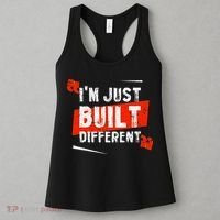 IM Just Built Different Women's Tank Top thumb 3