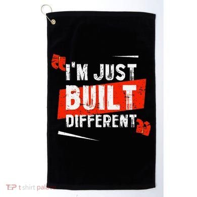 IM Just Built Different Golf Towel