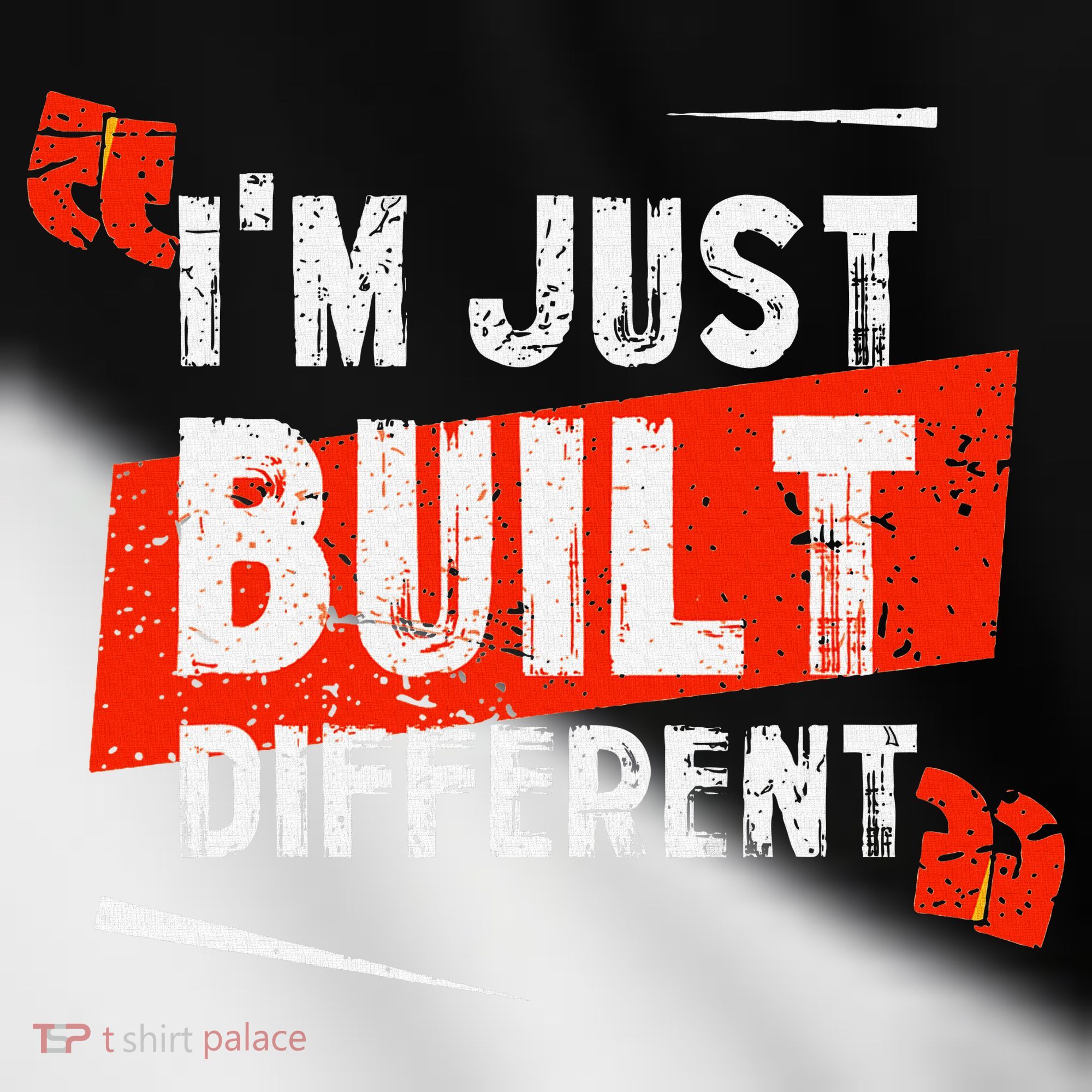 IM Just Built Different Toddler Fine Jersey T-Shirt