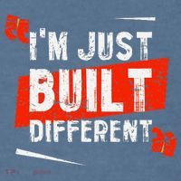 IM Just Built Different Comfort Colors Garment-Dyed Hooded Sweatshirt thumb 2