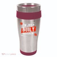 IM Just Built Different 16oz Travel Tumbler thumb 0
