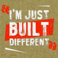 IM Just Built Different Garment-Dyed Women's Muscle Tee thumb 6