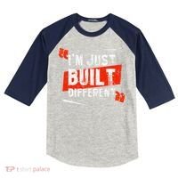 IM Just Built Different Kids Colorblock Raglan Jersey thumb 0