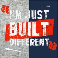 IM Just Built Different Kids Colorblock Raglan Jersey thumb 2
