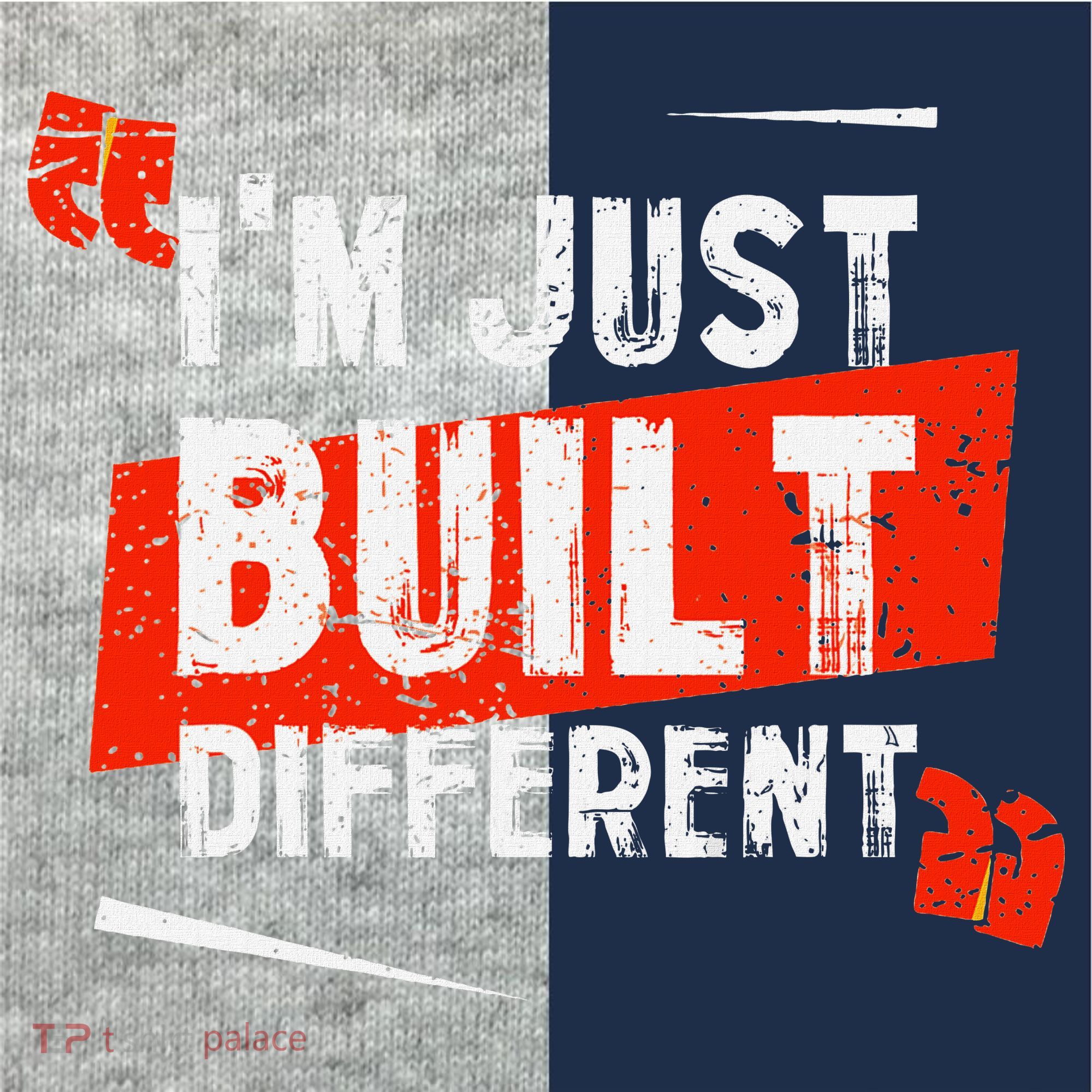 IM Just Built Different Kids Colorblock Raglan Jersey