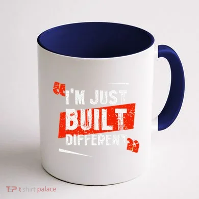 IM Just Built Different Coffee Mug back