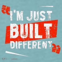 IM Just Built Different Sueded Cloud Jersey T-Shirt thumb 2