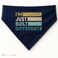 IM Just Built Different USA-Made Doggie Bandana thumb 0