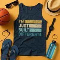 IM Just Built Different Tank Top thumb 4