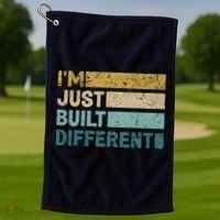 IM Just Built Different Golf Towel thumb 1