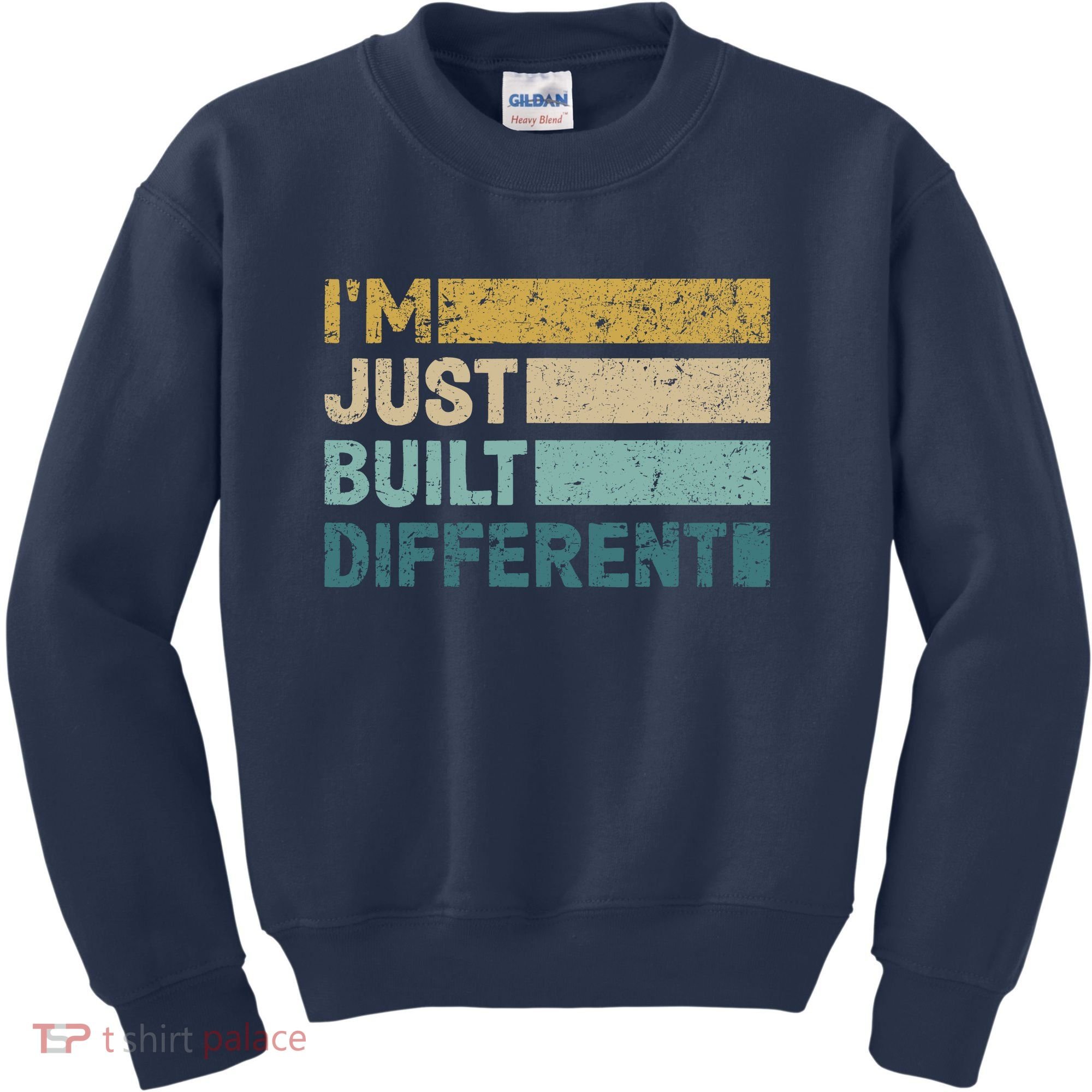 IM Just Built Different Kids Sweatshirt