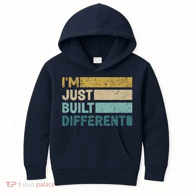 IM Just Built Different Kids Hoodie