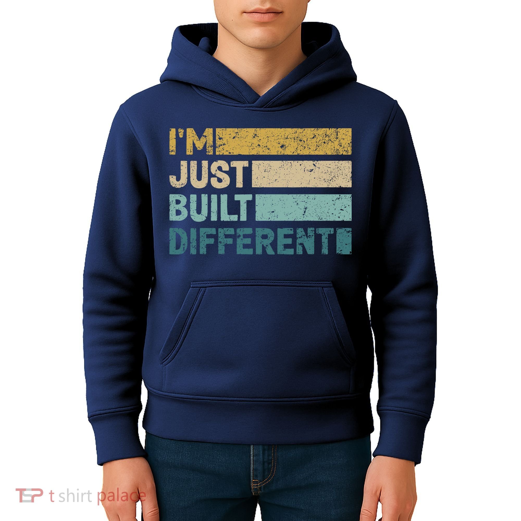 IM Just Built Different Kids Hoodie