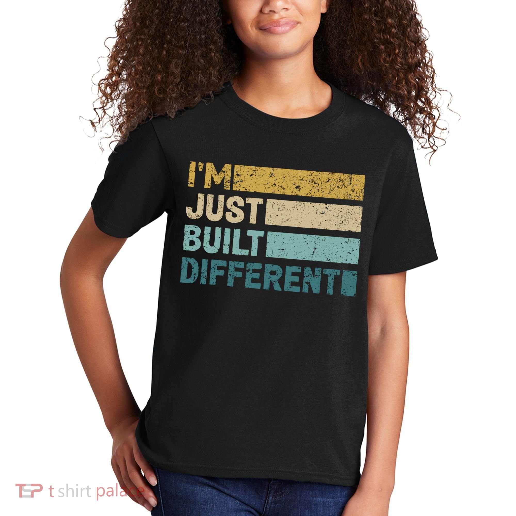 IM Just Built Different Kids T-Shirt
