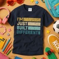 IM Just Built Different Kids T-Shirt thumb 3