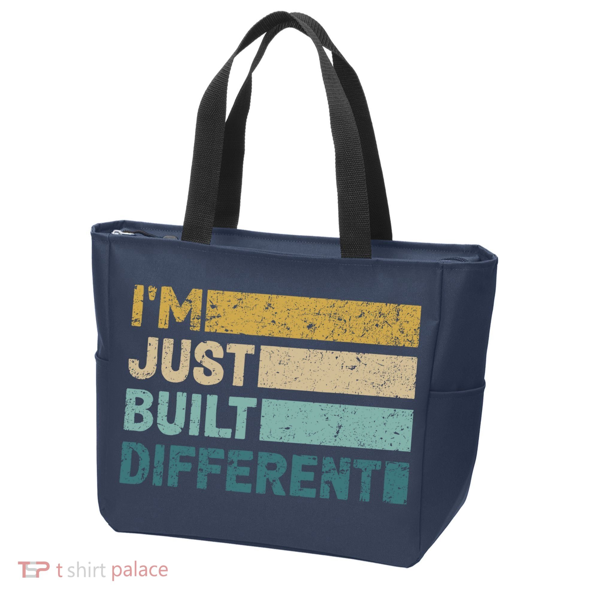 IM Just Built Different Tote Bag