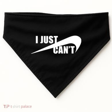 I Just Cant Nonmotivational USA-Made Doggie Bandana