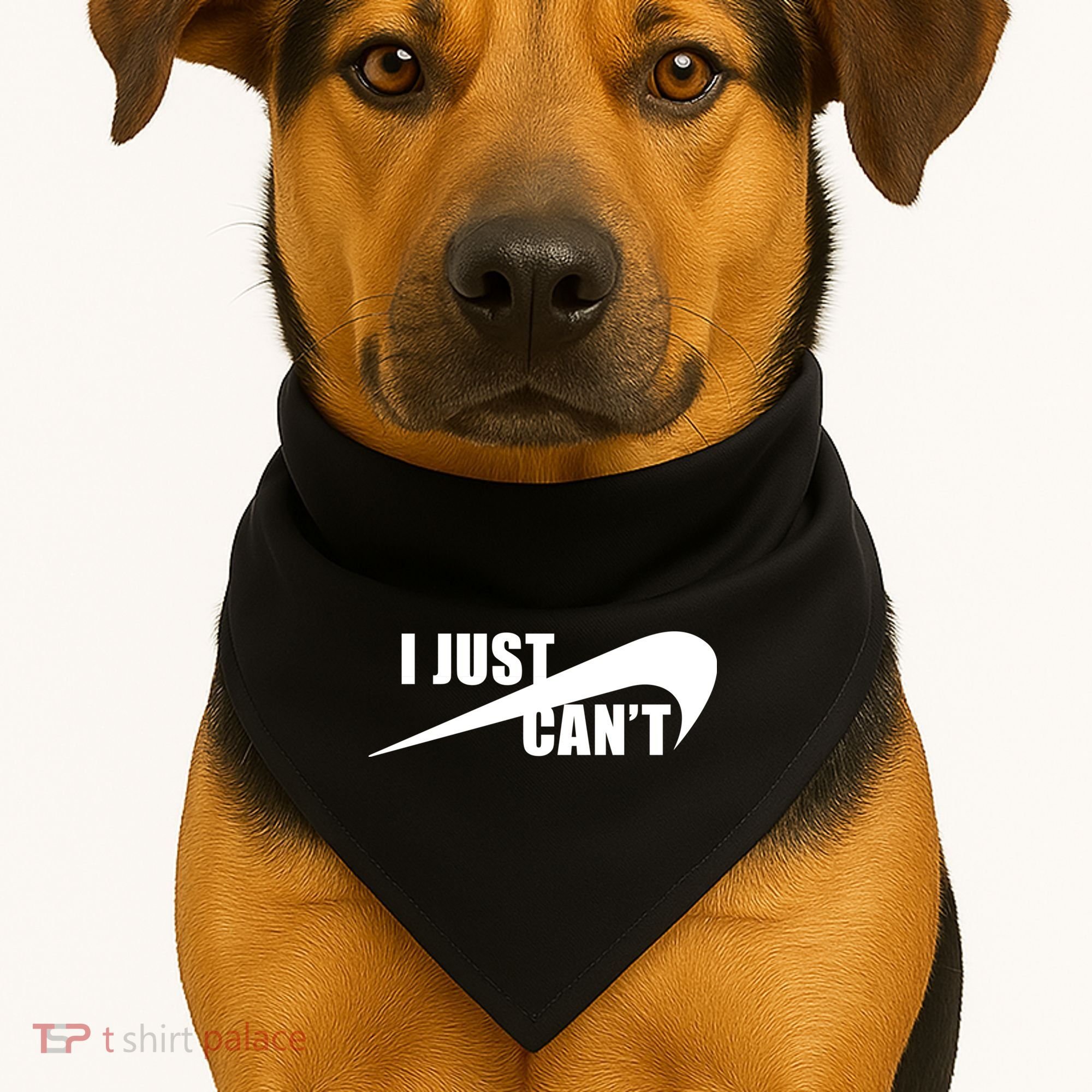 I Just Cant Nonmotivational USA-Made Doggie Bandana