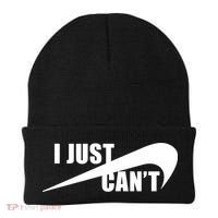 I Just Cant Nonmotivational Beanie thumb 0
