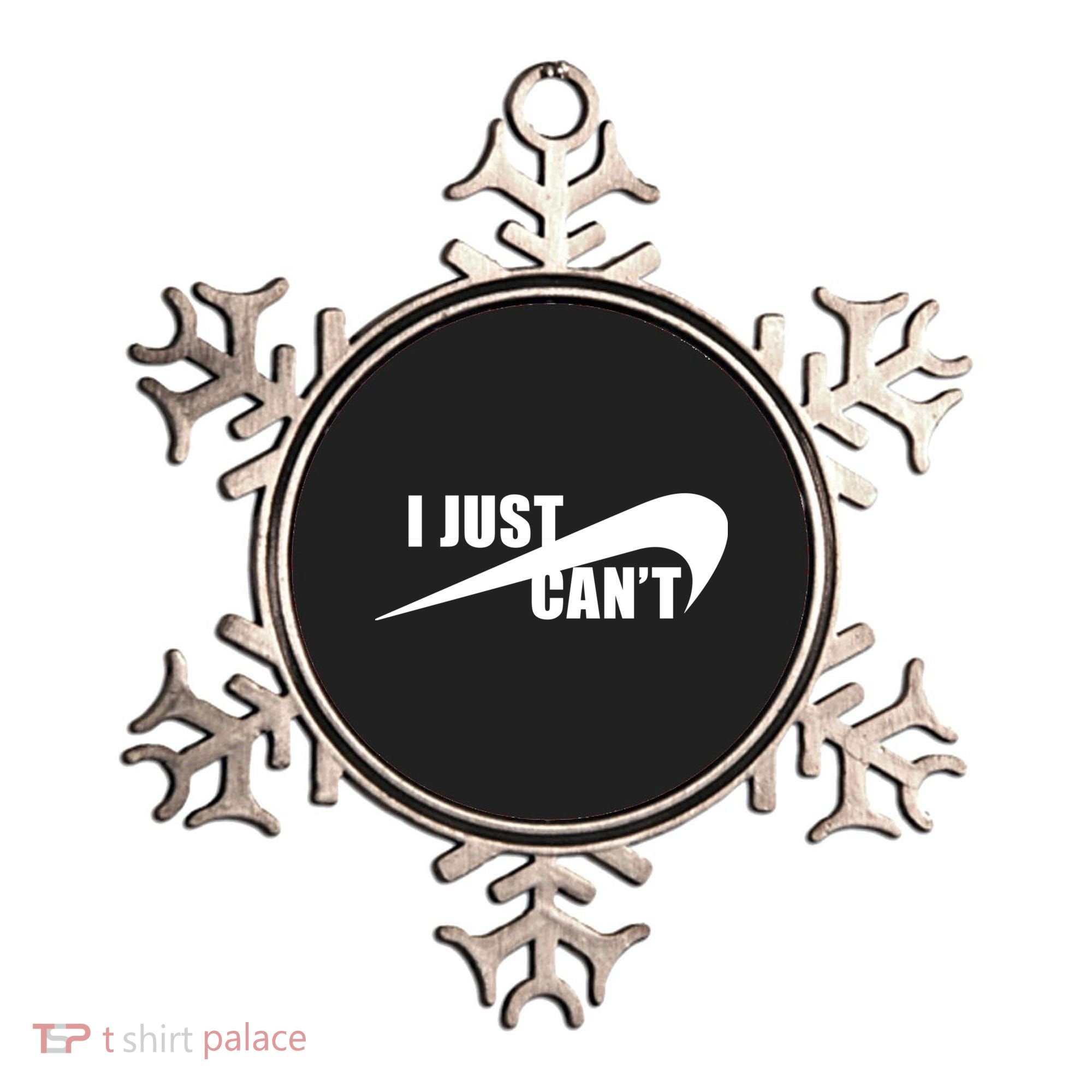 I Just Cant Nonmotivational Ornament