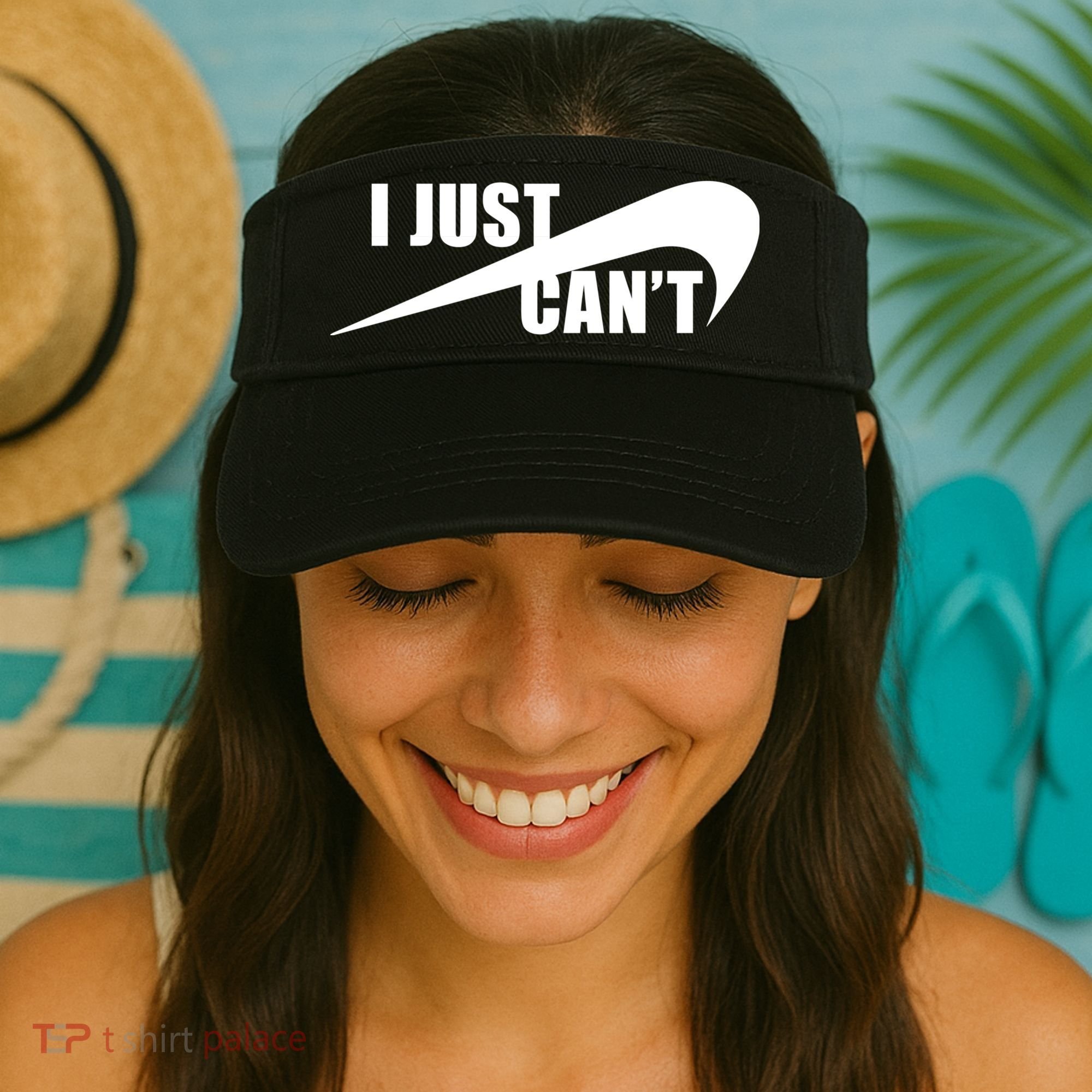 I Just Cant Nonmotivational Visor