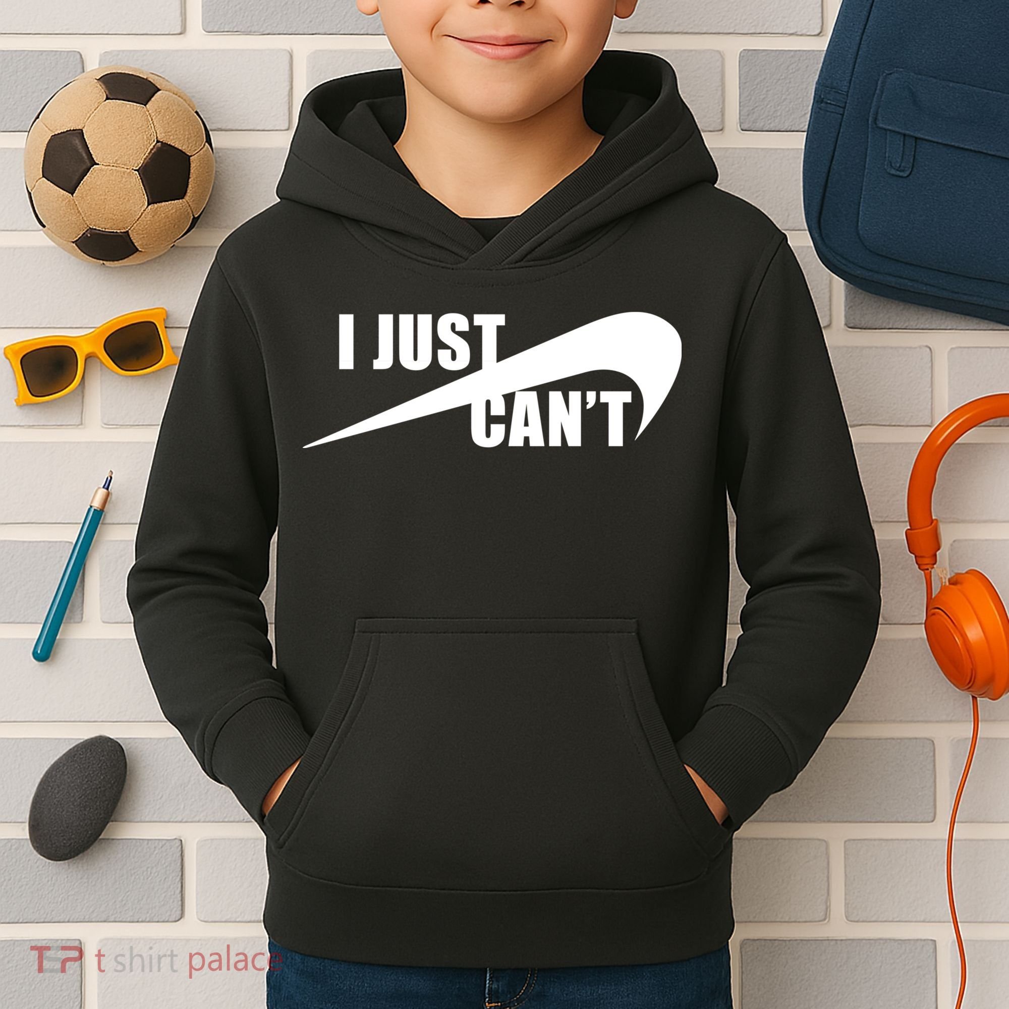 I Just Cant Nonmotivational Kids Hoodie