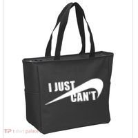 I Just Cant Nonmotivational Tote Bag thumb 2