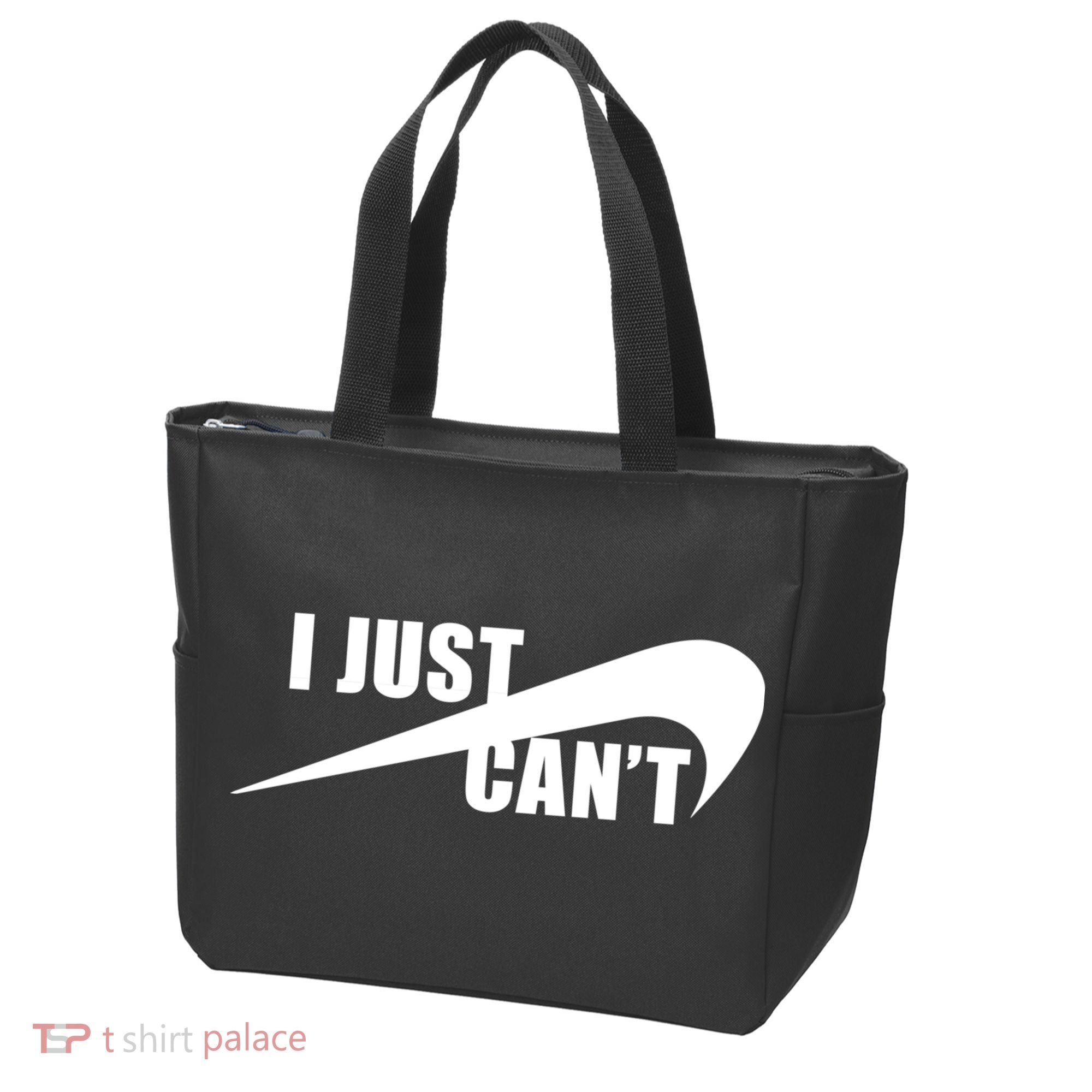 I Just Cant Nonmotivational Tote Bag