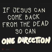 If Jesus Can Come Back From The Dead So Can One Direction Apron thumb 3