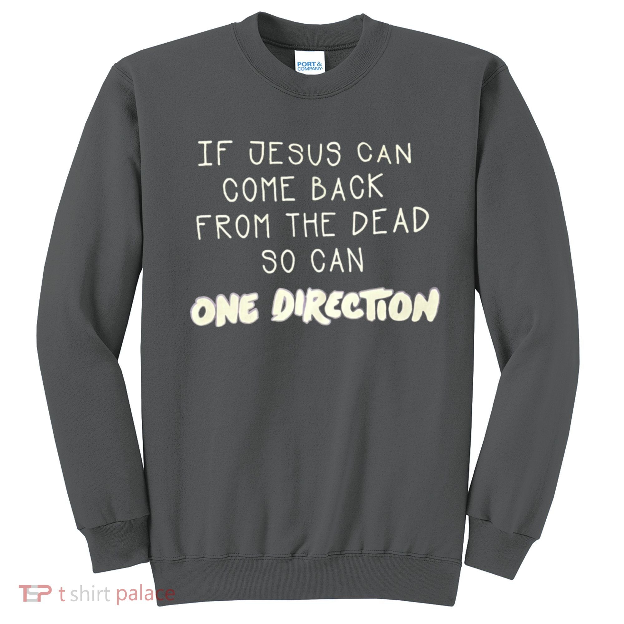 If Jesus Can Come Back From The Dead So Can One Direction Sweatshirt