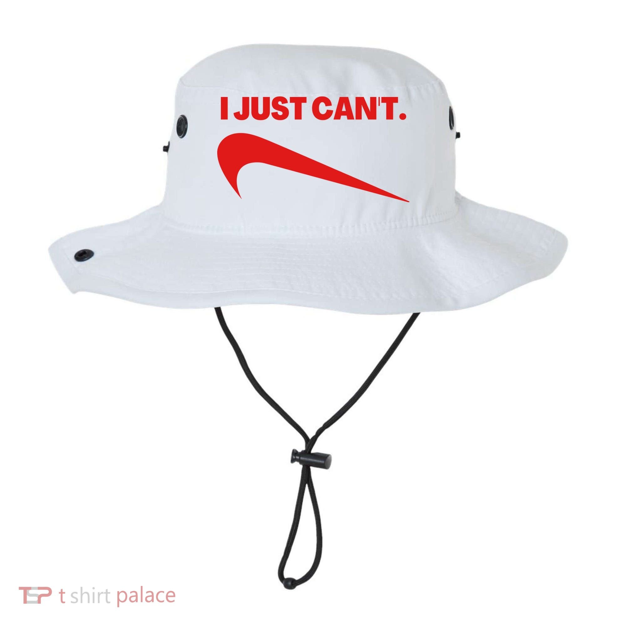 I Just Can't Funny Humor Spoof Parody Slogan Bucket Hat