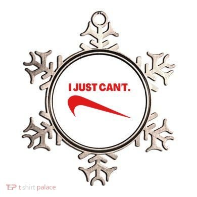 I Just Can't Funny Humor Spoof Parody Slogan Ornament