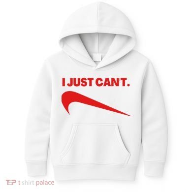 I Just Can't Funny Humor Spoof Parody Slogan Kids Hoodie