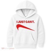 I Just Can't Funny Humor Spoof Parody Slogan Kids Hoodie thumb 0