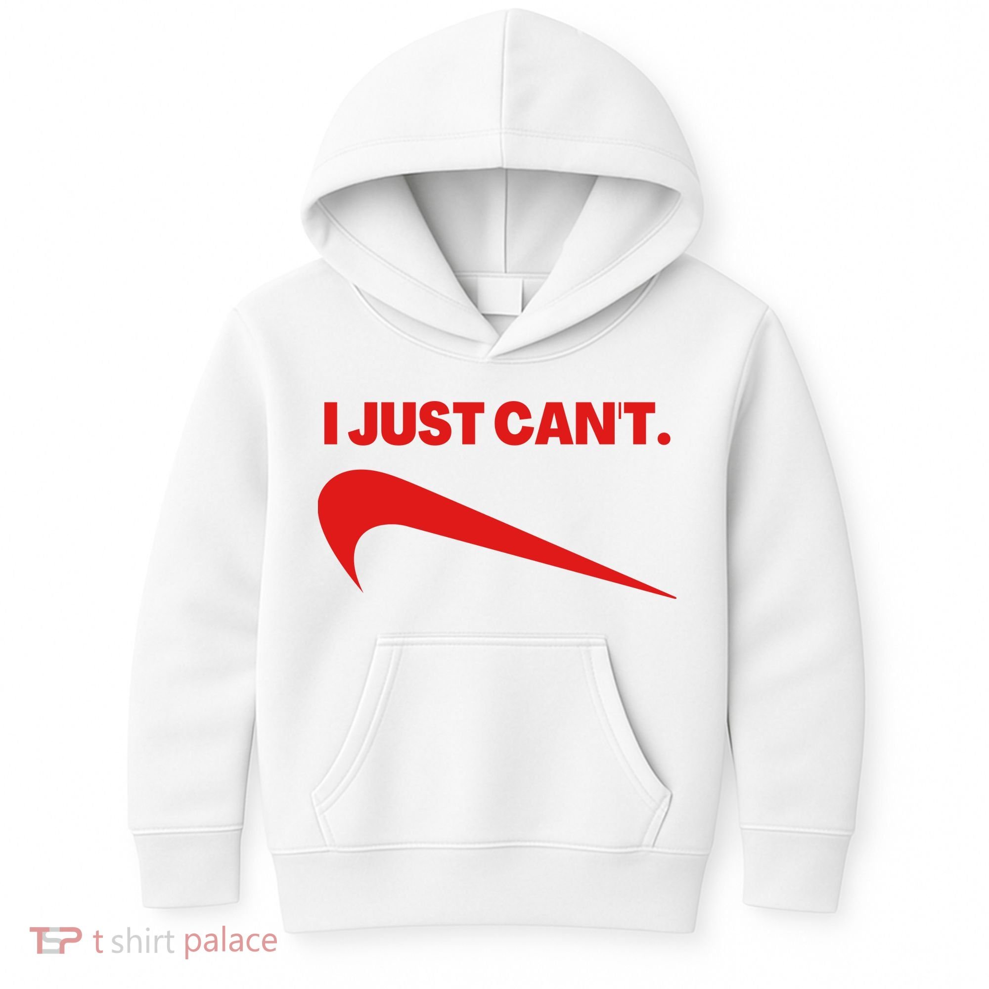 I Just Can't Funny Humor Spoof Parody Slogan Kids Hoodie