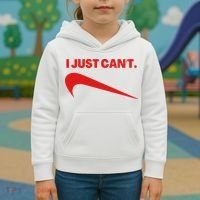 I Just Can't Funny Humor Spoof Parody Slogan Kids Hoodie thumb 3