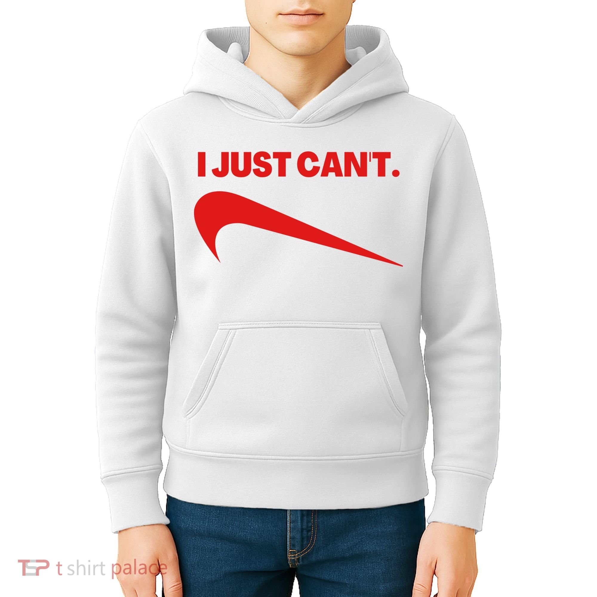 I Just Can't Funny Humor Spoof Parody Slogan Kids Hoodie