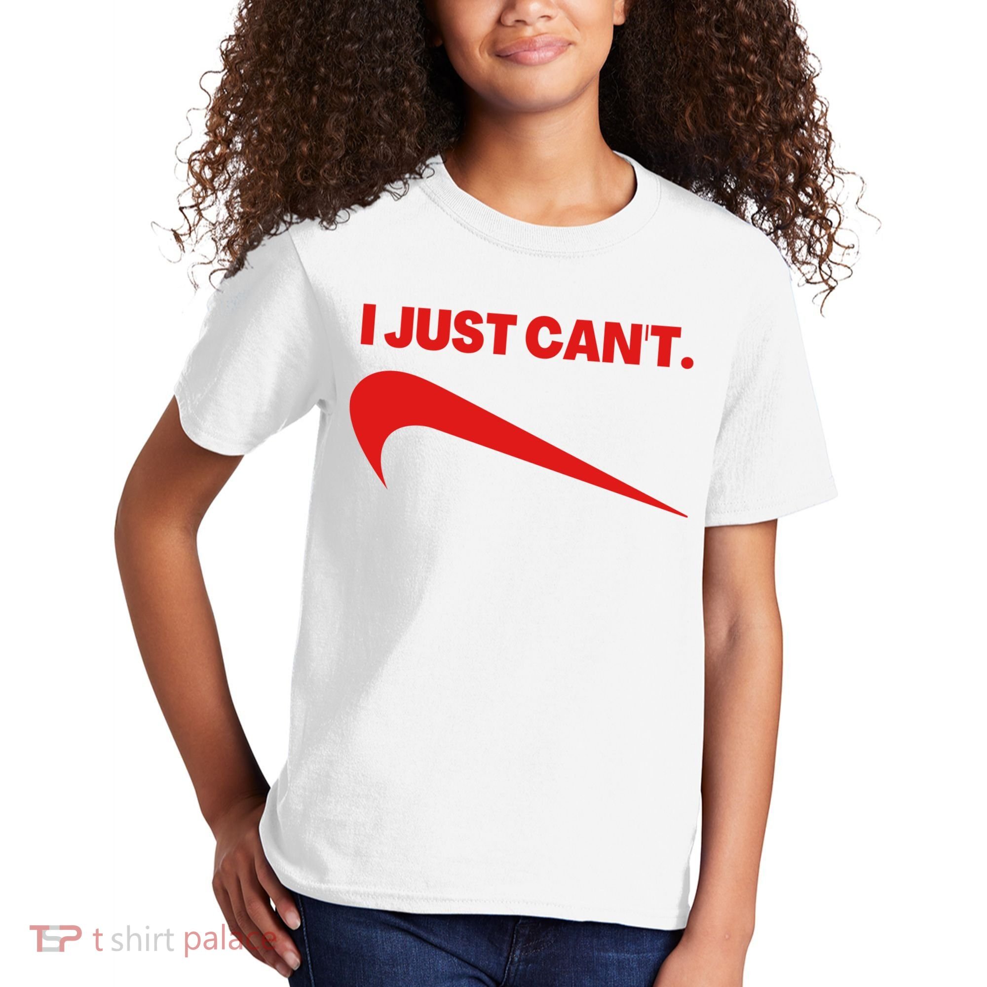 I Just Can't Funny Humor Spoof Parody Slogan Kids T-Shirt