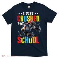 I Just Crushed Preschool Monster Truck Graduation PreK T-Shirt thumb 0