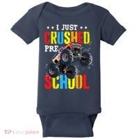 I Just Crushed Preschool Monster Truck Graduation PreK Baby Bodysuit thumb 0