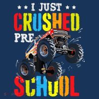 I Just Crushed Preschool Monster Truck Graduation PreK Visor thumb 3