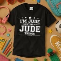 Im Jude Doing Jude Things Kids T-Shirt thumb 3