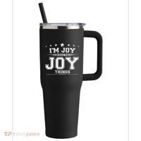 Im Joy Doing Joy Things 40oz Vacuum Insulated Stainless Steel Travel Tumbler thumb 0