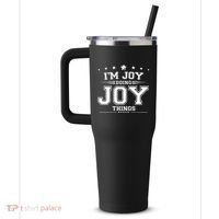 Im Joy Doing Joy Things 40oz Vacuum Insulated Stainless Steel Travel Tumbler thumb 2
