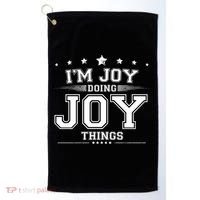 Im Joy Doing Joy Things Golf Towel thumb 0
