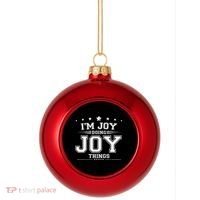 Im Joy Doing Joy Things Plastic Christmas Ball Ornament thumb 0