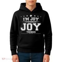 Im Joy Doing Joy Things Kids Hoodie thumb 4