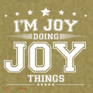 Im Joy Doing Joy Things Garment-Dyed Women's Muscle Tee
