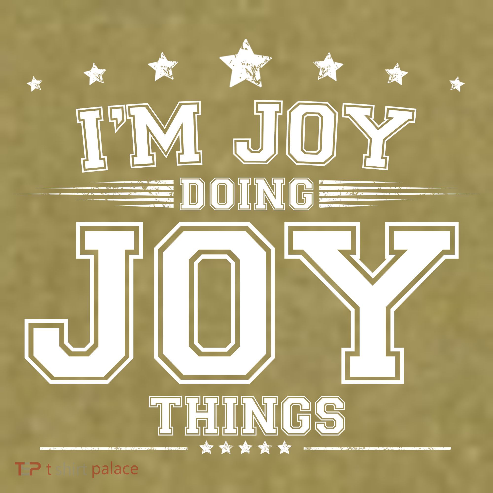 Im Joy Doing Joy Things Garment-Dyed Women's Muscle Tee