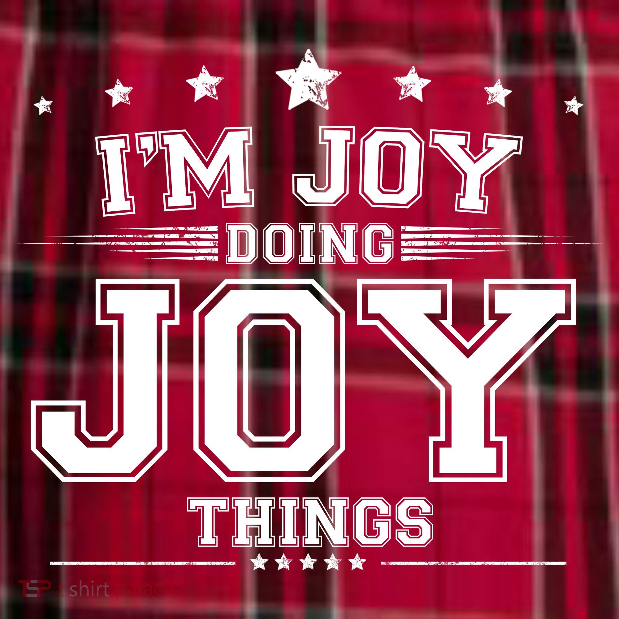 Im Joy Doing Joy Things Women's Flannel Plaid Pajama Pants